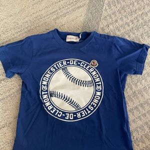 Moncler Kids Blue Graphic T-Shirt